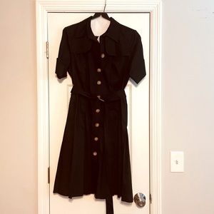Black Cargo Dress